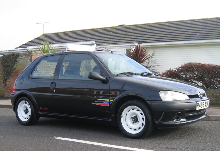 used peugeot 106 rallye left hand drive in rare black scheme