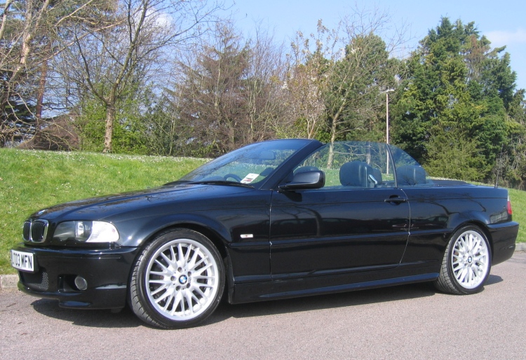 USED BLACK BMW 330 CI CONVERTIBLE SPORT AUTOMATIC FOR SALE